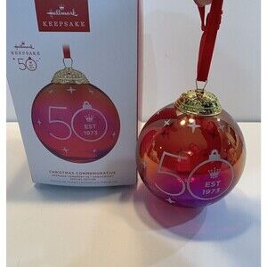 2023 Hallmark Christmas Commemorative 50th Anniversary Special Edition Ornament